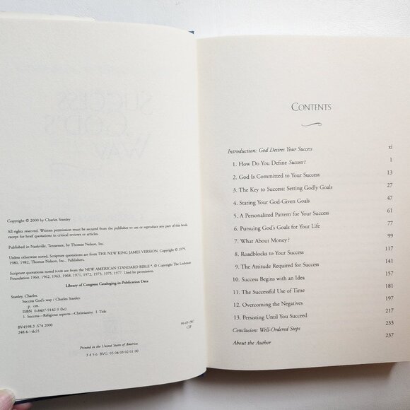Success God's Way: Experience Life to the Fullest by Charles Stanley NEW - Picture 3 of 7